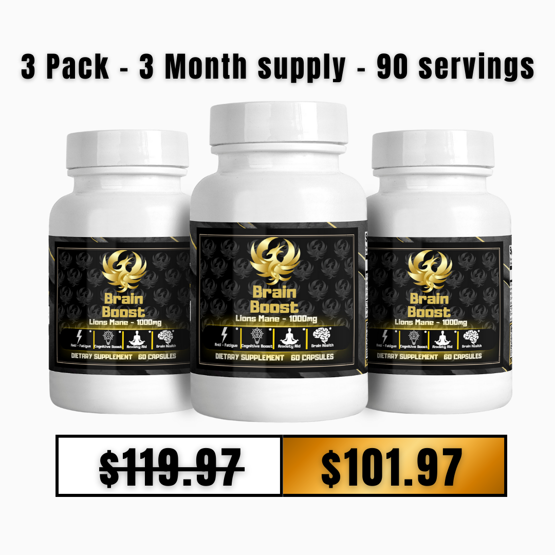 BrainBoost - Lion's Mane Mushroom - Phoenix Supplements