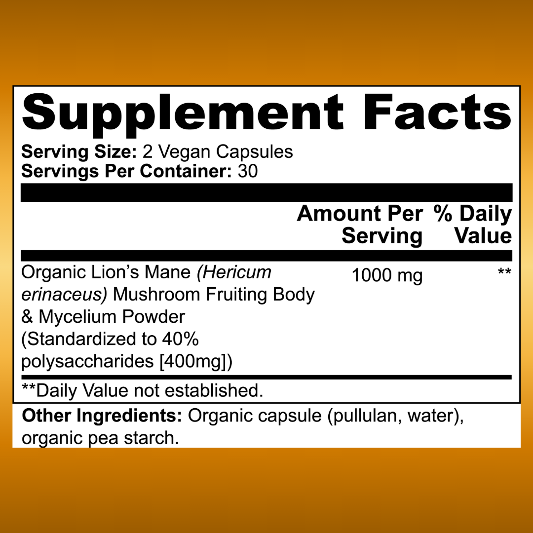 BrainBoost - Lion's Mane Mushroom - Phoenix Supplements