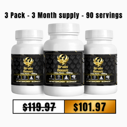 BrainBoost - Lion's Mane Mushroom - Phoenix Supplements
